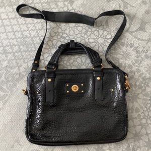 Marc by Marc Jacobs patent leather laptop bag
